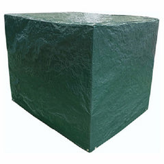 ITM MD-PC-GB-0544 5' x 4 ' x4' Green & Brown Polyethylene Pallet Storage Tarp Cover