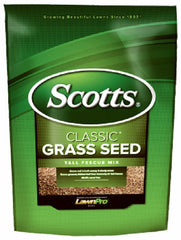 Scotts 17325 7 LB Bag Of Classic Grass Seed Tall Fescue Mix