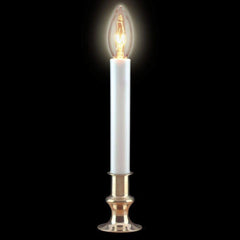 Holiday Wonderland 1528-88 9" Clear Electric Sensor Christmas Window Candles - Quantity of 24