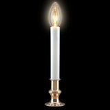 Holiday Wonderland 1528-88 9" Clear Electric Sensor Christmas Window Candles - Quantity of 4