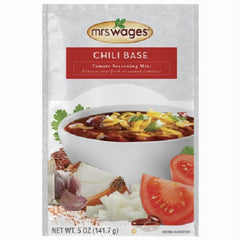 Mrs. Wages W537-J4425 oz Chili Base Tomato & Canning Seasoning Mix