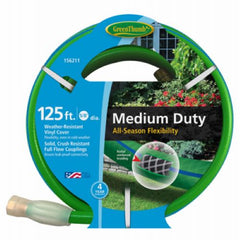 Green Thumb GTAW58125 All-Weather 5/8" Inch x 125' Foot Medium-Duty Garden Hose