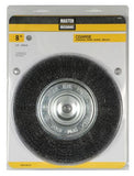 Disston 160533 Master Mechanic 8" Coarse Crimped Wire Wheel  Brush - Quantity of 3