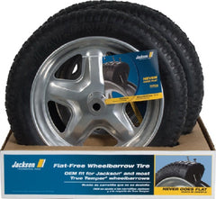 Ames / Jackson SFFTCC 16" Sport Flat Free Replacement Wheelbarrow Tire With Wheel