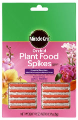 Miracle Gro 1003661 10-Count Package Of Orchid Plant Food Fertilizer Spikes