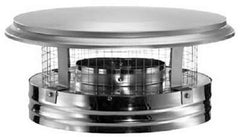 Duravent 6DP-VC 6" Stainless Steel Chimney Cap With Spark Arrestor Screen