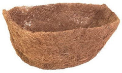Panacea Products 88597 22" Half Round Wall Basket Planter Coco Liners