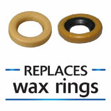 Korky 6000BP Wax Free Toilet Flange Seal Gasket - Quantity of 6