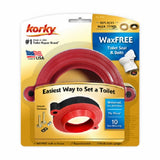 Korky 6000BP Wax Free Toilet Flange Seal Gasket - Quantity of 5