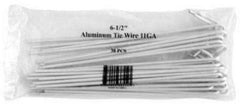 Midwest Air Tech 328554C 30-Pack 6.5" 11 Gauge Aluminum Fence Tie Wires
