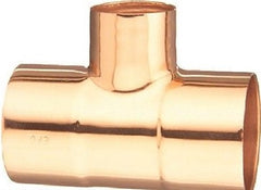 Nibco W01690T 3/4" x 3/4" x 1/2" Copper Tee Plumbing Fittings - Quantity of 40
