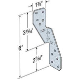 SIMPSON H2.5AZ Z-MAX HURRICANE TIE STRAP CONNECTORS - Quantity of 100