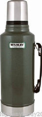 (6) Stanley 10-01289-010 2 Quart Green Insulated Stainless Steel Vacuum Thermos
