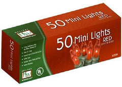 Holiday Wonderland 4053-88A 50 count RED Mini Christmas Light SetsHoliday Wonderland 4053-88A 50 count RED Mini Christmas Light Sets