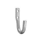 National N220-574 2" Zinc Plated Medium Tie Down Tarp & Rope Fastening Hook - Quantity of 20