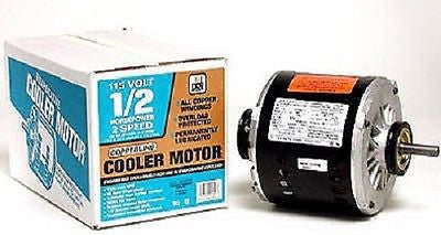Dial 2204 1/2 HP 115V 2 Speed Evaporative Swamp Cooler Replacement Motor - Quantity of 1