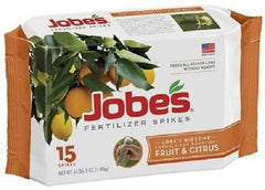 Jobe's 1612 15 Pack Fruit Tree / Citrus Fertilizer Food Spikes 