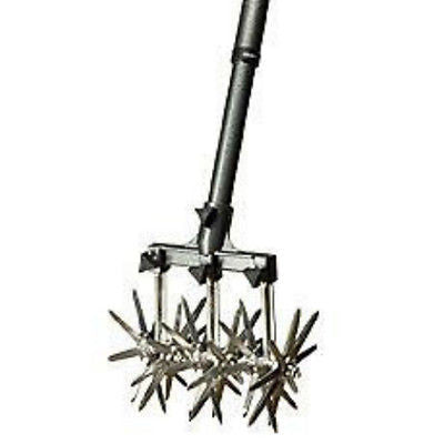 4 Lewis Tools Yard Butler RC-3 37" Rotary Garden Cultivators w Extendable Handle