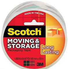 3M SCOTCH 3650 1.88" x 54.6 yd Clear Moving & Storage / Packing Tape