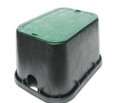 NDS 113BC 12" x 17" Rectangular Underground Sprinkler Valve Boxes With Cover - Quantity of 4