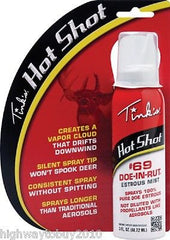 (6) Tinks W5311 Hot Shot #69 3 oz Deer Doe In Rut Estrous Mist Buck Lure Spray