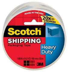 3M Scotch 3850 1.88" X 54.6 yd Clear Packing / Packaging / Shipping Tape