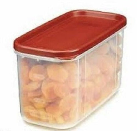Rubbermaid 1776471 Racer Red 10 Cup Dry Food Plastic Storage Containers - Quantity of 5