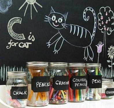 Con-Tact Brand roll of 18" x 6'  Adhesive Write & Wipe Chalkboard Board Surface - Quantity of 1