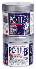 3 ea 160114 PC-11 1 lb High Strength Waterproof Marine Grade White Epoxy