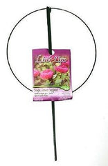 Luster Leaf 977 14" D x 24" Tall Single Green Peony Plant Support Hoops