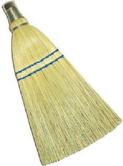 Abco 00300-12 100% Corn Whisk Brooms w Double Sewn Hem - Quantity of 12