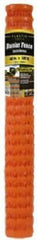 MIDWEST AIR TECH 889210A 4' x 100' ORANGE SAFETY BARRIER FENCE FENCING - Quantity of 2 rolls