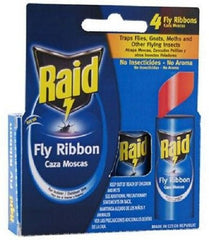 Raid FR3B-RAID 4-Count Pack of Fly / Insect Catcher Ribbons