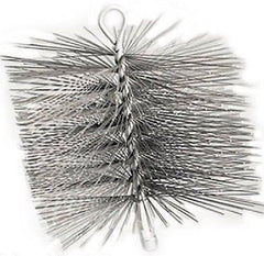 (4) Imperial BR0302 12" x 12" Square Premium Single Spiral Wire Chimney Brushes