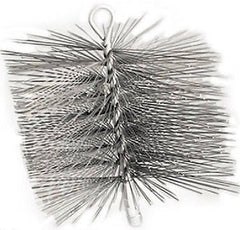 Imperial BR0210 7" x 7" Square Premium Single Spiral Wire Chimney Cleaning Brush