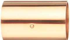 Nibco W00835D 1-1/4" x 1-1/4" Wrot Copper Pipe Couplings w Stop
