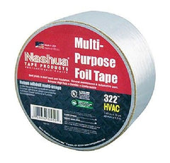 (24) rolls NASHUA 322 1087626 1.89" x 10 yd Silver HVAC Vapor Barrier Foil Tape