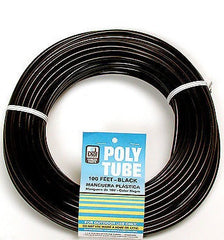 Dial Mfg 4321 100' x 1/4" OD Black Poly Water Supply Line Tube Tubing - Quantity of 20 rolls
