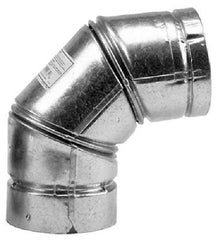 Selkirk 244230 4VP-90 4" 90 Degree Type L Elbow for Pellet Stove Vent Pipe