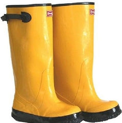 heavy duty yellow rubber boots 