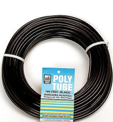 Dial Mfg 4321 100' x 1/4" OD Black Poly Water Supply Line Tube / Tubing - Quantity of 1 roll