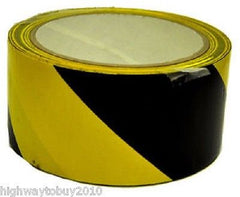 (6) rolls C H Hanson # 15045 2" x 54' Yellow / Black Striped Floor Safety Tape