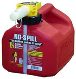 (3) ea NO SPILL 1415  1-1/4 GALLON CARB COMPLIANT GAS GASOLINE FUEL CANS