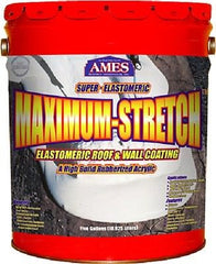 Ames MSS5 5 Gallon White Super Elastomeric Rubberized Roof & Wall Coating