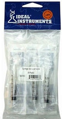 Ideal Instruments 9264C 6 pack 6cc Disposable Livestock Syringes Luer Lock - Quantity of 24