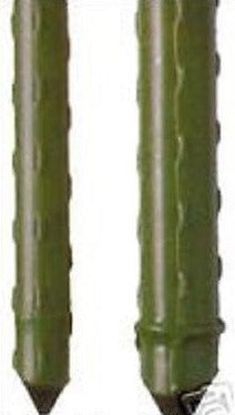 Panacea Products 89796 4 ft (48 Inches) Green Coated Metal Plant Stakes - Quantity of 20