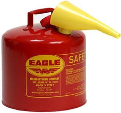 5 Gallon Type l Metal Safety Gasoline Can With F-15 Funnel