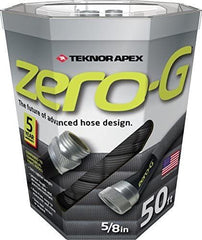 Teknor-Apex 4001-50 Zero-G 50' 5/8" Kink-Free Black Water Garden Hose
