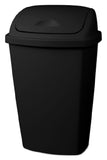 Sterilite 10889004 13.2 Gallon Swing Top Wastebasket / Garbage Can - Quantity of 4