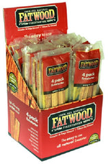 Fatwood 9900 4 Pack Of Pine Wood Fire Starter Sticks